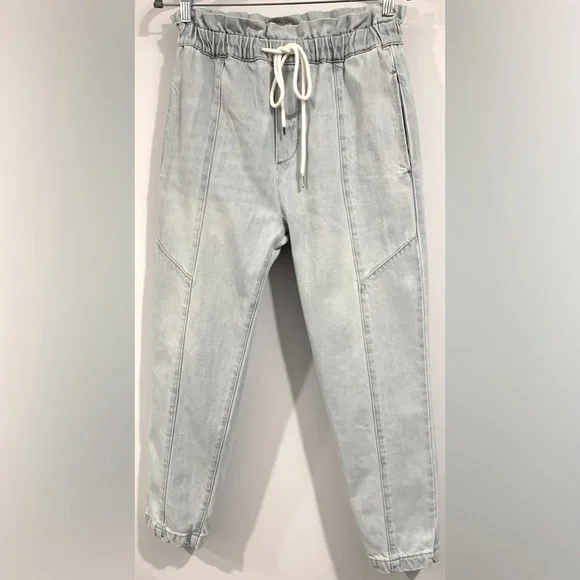Excellent Condition, Pistola "Cam Paperbag Pants" in Light Wash, Size Small - Picture 2 of 11